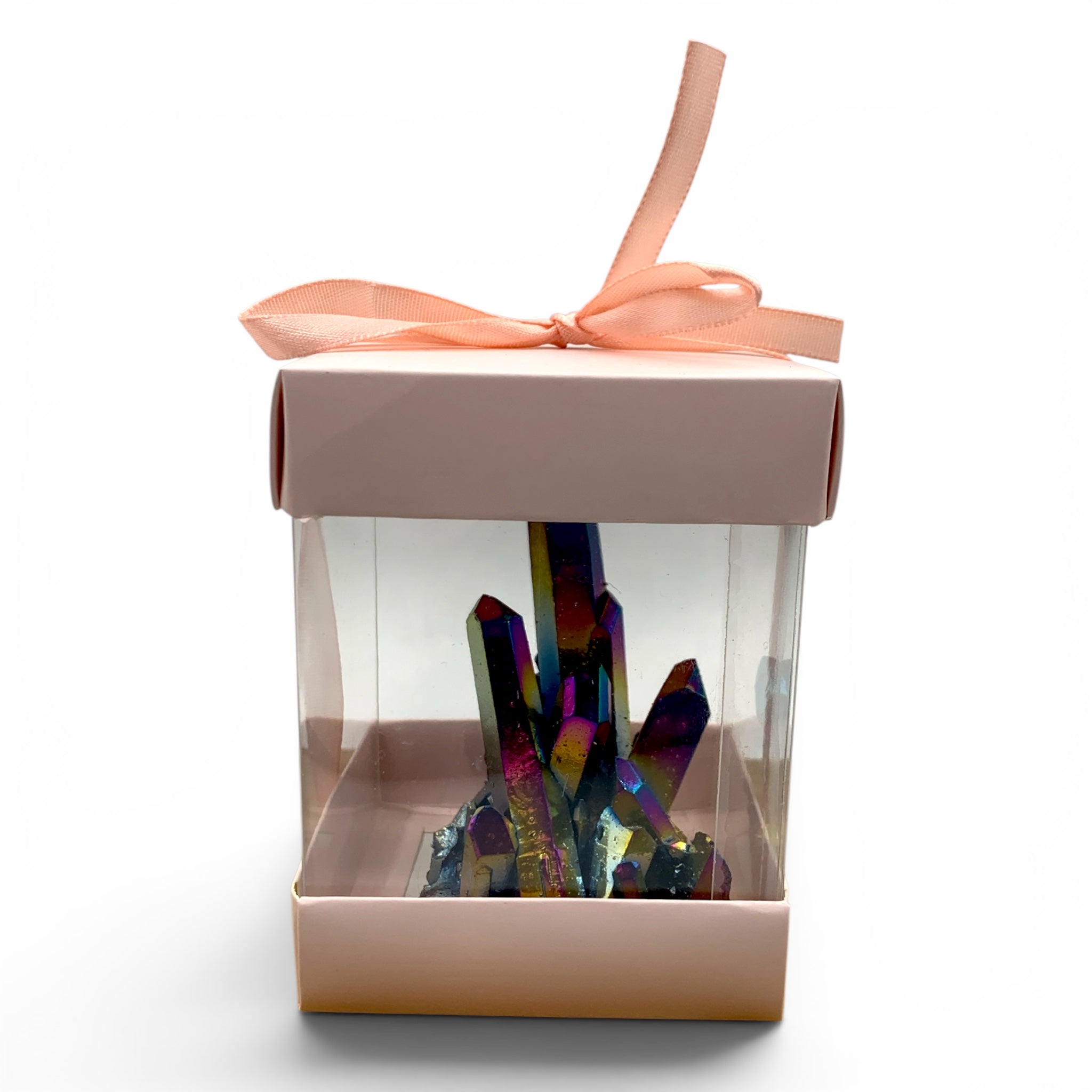 Aura Quartz - Rainbow Cluster Gift Wrapped $130